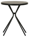 Cafébord Monaco Svart/Grå Ø60 cm Sunlife